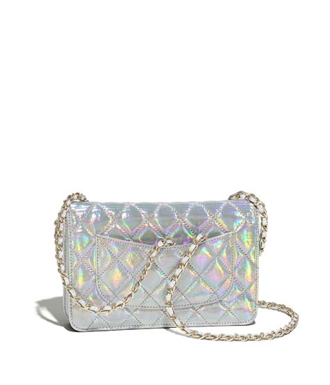 chanel iridescent wallet on chain|genuine chanel wallets.